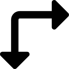 Triangle Arrow Top Left Corner Icon from Core Remix Set