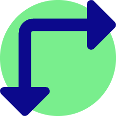Triangle Arrow Top Left Corner Icon from Core Pop Set