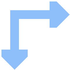 Triangle Arrow Top Left Corner Icon from Sharp Flat Set