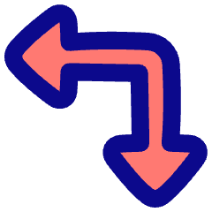 Triangle Arrow Top Right Corner Icon from Plump Pop Set