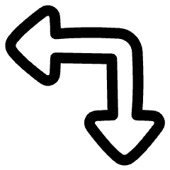 Triangle Arrow Top Right Corner Icon from Plump Line Set