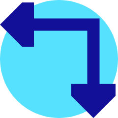 Triangle Arrow Top Right Corner Icon from Sharp Pop Set