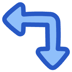 Triangle Arrow Top Right Corner Icon from Plump Duo Set