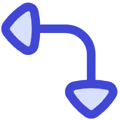 Triangle Arrow Top Right Corner Icon from Flex Duo Set