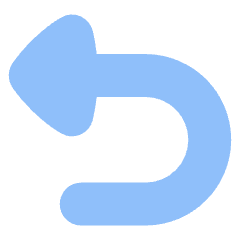Triangle Arrow Turn Backward Icon from Flex Flat Set