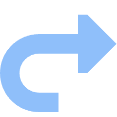 Triangle Arrow Turn Forward Icon from Sharp Flat Set