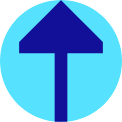 Triangle Arrow Up 1 Icon from Sharp Pop Set