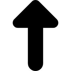 Triangle Arrow Up 1 Icon from Core Solid Set