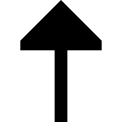 Triangle Arrow Up 1 Icon from Sharp Remix Set