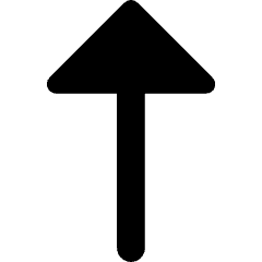 Triangle Arrow Up 1 Icon from Core Remix Set