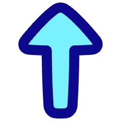 Triangle Arrow Up 1 Icon from Plump Pop Set