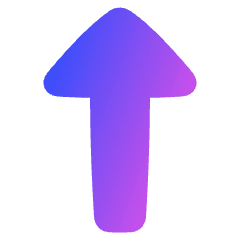 Triangle Arrow Up 1 Icon from Plump Gradient Set