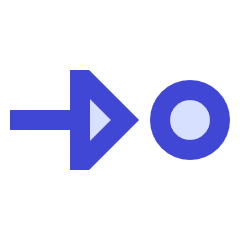 Triangle Arrows Step Icon from Sharp Duo Set