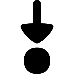 Triangle Arrows Step Into Icon from Flex Solid Set