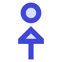 Triangle Arrows Step Out Icon from Sharp Duo Set