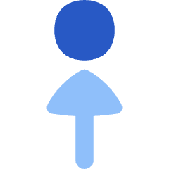 Triangle Arrows Step Out Icon from Flex Flat Set