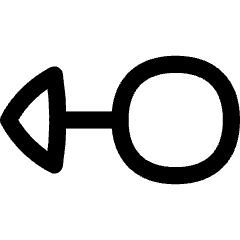 Triangle Arrows Swipe Left Alt Icon from Flex Line Set
