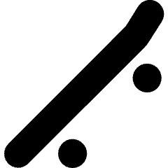 Skateboard 1 Icon from Ultimate Bold Set