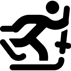 Skiing Cross Country Icon from Ultimate Bold Set