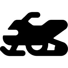 Skiing Snow Scooter Icon from Ultimate Bold Set