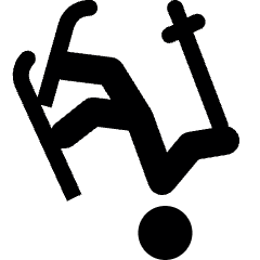 Winter Sport Free Skiiing 1 Icon from Ultimate Bold Set