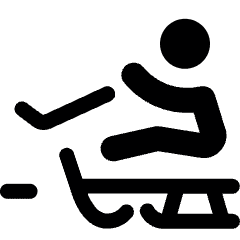 Winter Sport Ice Sledge Hockey Icon from Ultimate Bold Set