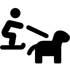 Winter Sport Skijoring Icon from Ultimate Bold Set