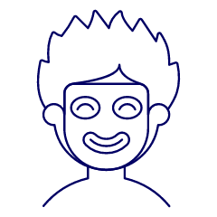 Spa Face 4 Illustration from UX Line Set