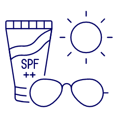 Sunscreen 1 Illustration from UX Line Set