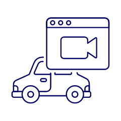 Car Camera Illustration from UX Line Set