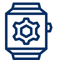 Smartwatch Setting Icon from Cyber Line Set