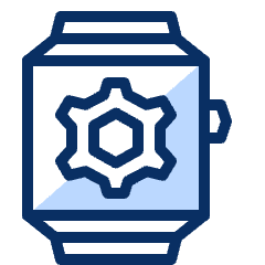 Smartwatch Setting Icon from Cyber Duotone Set