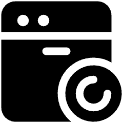Dishwasher Machine Icon from Ultimate Bold Set