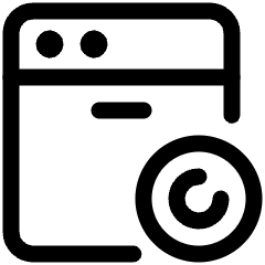 Dishwasher Machine Icon from Ultimate Regular Set