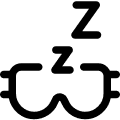 Eye Cover Icon from Ultimate Regular Set