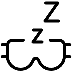 Eye Cover Icon from Ultimate Light Set