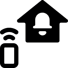 Smart House Bell Icon from Ultimate Bold Set