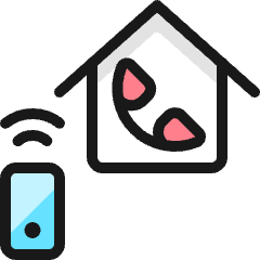 Smart House Call Icon from Ultimate Colors Set