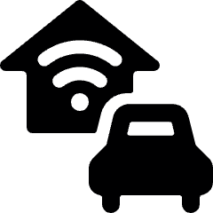 Smart House Car Icon from Ultimate Bold Set