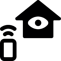 Smart House Eye Icon from Ultimate Bold Set