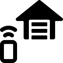 Smart House Garage Icon from Ultimate Bold Set