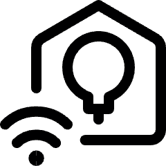 Smart House Light Icon from Ultimate Regular Set