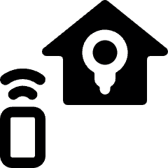 Smart House Light Icon from Ultimate Bold Set