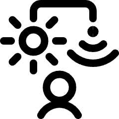 Smart House Light On Icon from Ultimate Regular Set