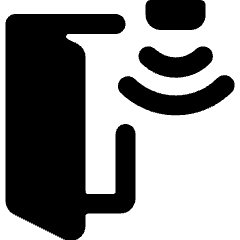 Smart House Open Door Icon from Ultimate Bold Set