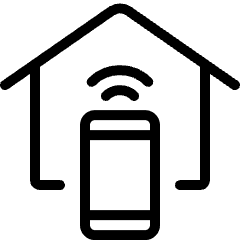 Smart House Phone Remote Icon from Ultimate Light Set