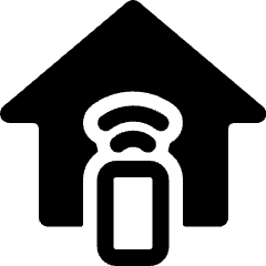 Smart House Phone Remote Icon from Ultimate Bold Set