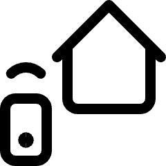 Smart House Remote Alternate Icon from Ultimate Regular Set