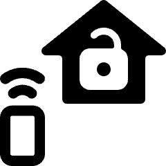 Smart House Unlock Icon from Ultimate Bold Set