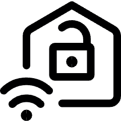 Smart House Unlock Icon from Ultimate Regular Set